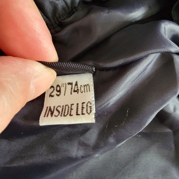 Pro Quip Black Elastic Band Adjustable Waist Zipper Leg Tracking Pants Size M - Picture 11 of 11